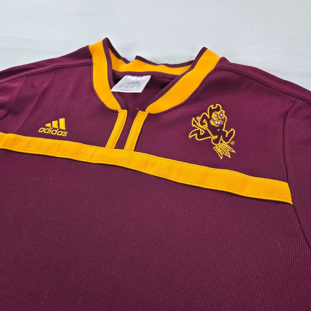 Vintage‎ Made in USA Adidas Arizona State Sun Devils Maroon Jersey Size Medium